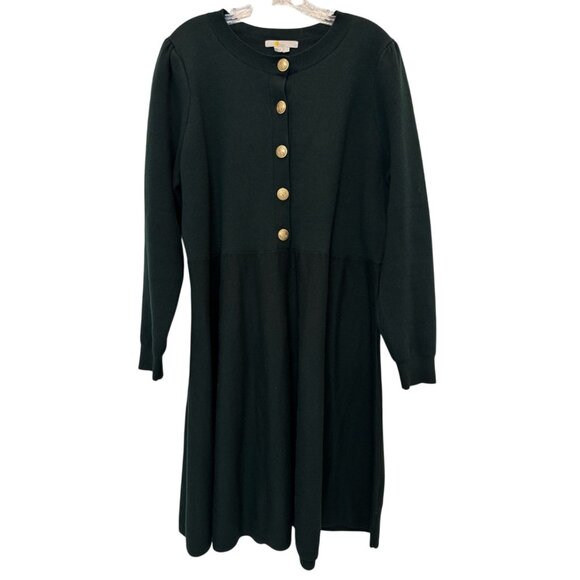 Boden Relaxed Knitted Mini Dress Green Size 14L - Picture 7 of 14